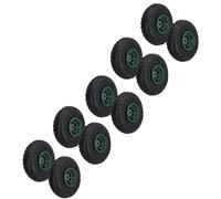 10 Inch Pneumatic Wheel for Sack Truck Carts Wheelbarrows 16mm Bore 10pc