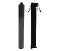 10 Inch Pool Cue Extension Carbon Fiber Billiard Pool Cue Extender with Rubber End Cap for Professional and Recreational Players Lightweight Durable Accessory