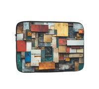 10 inch Portable Laptop Bag - Memory Fragments Printed Shockproof Laptop Inner Pocket for Business, Travel, School, Office