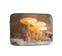 10 inch Portable Laptop Bag - Mycelium mushroom Printed Shockproof Laptop Inner Pocket for Business, Travel, School, Office