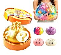 10 Inch Random Big Dumpling Squishies Mystery Box, 1pcs Surprise Giant Jumbo Dumpling Squishies Large Huge Mega Dumplings Rainbow Stress Ball Soft Stress Relief Fidget for Kids Adults