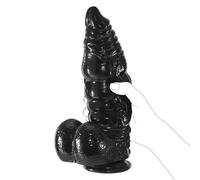 10 inch Realistic Thick Dildo, 2.4'' Diameter Fantasy Monster Dildos with Knots for Anal Play, Lifelike G Spot Stimulation Penis Sex Toys for Couple Women Men (10IN)