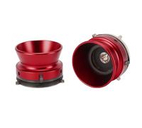 10 Inch Reel to Reel Tape Recorder Opener, 1/4 NAB Hub Adapters Aluminum Alloy Universal Loading Device with Lock for Studer B67 (Red)