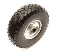 10 Inch Sack Truck 3.00-4, 300-4, 3.00x4, 300x4 PU Wheel Tyre Solid Puncture Proof 20mm Bore Bearings 75mm Hub Cart Maximum Load 136kg