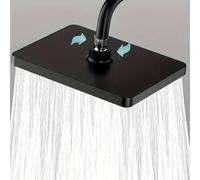 10 Inch Shower Head with Unique Features for a Relaxing and Enjoyable Shower (Black)
