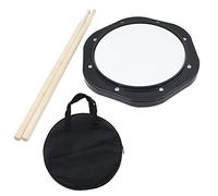 10 Inch Silent Plastic Drum Pad, Lightweight Practice Drum, High - Quality Sound - Reducing Cotton, Portable Training Drum Pad with Electroplated Screws for Drum Learning and Home