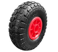 10" Inch Solid Puncture Proof Tyre 3.5-4 PU Foam Filled Wheel for Sack Truck Hand Car Trolley Cart 35mm 4.10/3.50-4