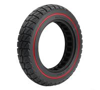 10 Inch Solid Tire for Xiaomi for M365 Pro E-Scooter, 10x2 Tubeless Rubber Wheel Replacement, Puncture Proof Non-Inflatable Tyre for Outdoor Commuting, Black