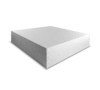 10" Inch Square Cake Dummy Polystyrene Modelling Dummies 3" inch Deep