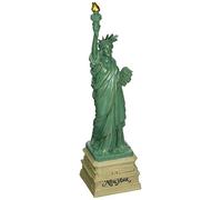 10 Inch Statue of Liberty Statue, Green with Brown New York Base Statues
