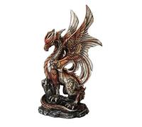 Sedata Statue – Steampunk Inspired Mechanical Dragon – 10 Inch