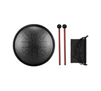 10-inch Steel Tongue Drum 8-Note Drum Travel Drum Percussion Instrument with Mallets for Meditation Yoga (Color : E)