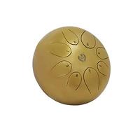 10-inch Steel Tongue Drum Percussion Instrument Tambourine with Drumsticks Mallet Bag Carrying Case