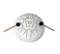 10 Inch Steel Tongue Hand Drum Meditation Percussion Instrument Sound Drum with Drum Kit Metal (Color : E)