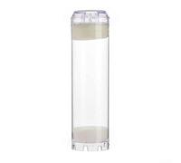 10 Inch Transparent Water Filter Housing Reusable ABS Shell for DIY for media Refillable Cartridges Under Sink System Clear Bucket