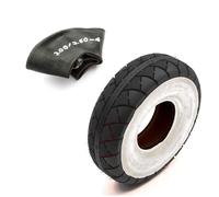 10'' Inch Tyre & Inner Tube Set 4.10/3.50-4 Mini BMX Bike Bicycle White & Black Tread Fits 4'' Wheel Rim