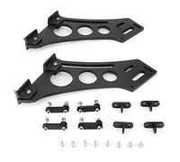 10 Inch Universal Rear Wing Spoiler Legs Mount Brackets, CNC Aluminum Alloy Trunk Racing Tail Spoiler Brackets with Powder Coating, Bolt - On Design for All Cars SUVs Trucks