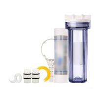10 Inch Water Purifier Filter Bottle Featuring Leak Proof Seal and Reinforced Construction, Compatible with For Garden and Sand Systems Operating at 0 1 to 0 4 MPa (C)