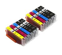 10 Ink Cartridges for Canon PIXMA TR7650 TS6350 TS8151 TS8350 TS9551ca - XL Set