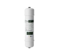 10” Inline Water Filter Cartridge - For Reverse Osmosis Systems, Refrigerator Ice Makers, Quick Connect PP Cotton Activated Carbon, Highly Effective Chlorine Removal(T33 Filter)