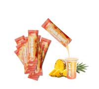 10 Joss Shots Pineapple Blast - Fizzing Sherbety Party Energy & Mood Boosters with No Crash - 50mg Caffeine + Taurine + L-Theanine + B-Vitamins + Amino Acids + Endorphin Precursors