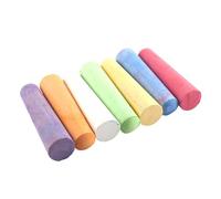 10 Jumbo Chalks for Kids - Giant Chunky Washable Pavement & Sidewalk Chalk - Colourful Outdoor Playground Garden Chalk Set - Assorted Colours for Drawing, Hopscotch, Driveway & Patio - Age 3+
