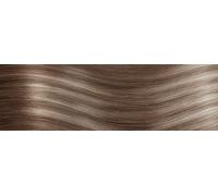 10 Keratin Flat Tip Extensions - professional Quality - 16" straight - B18/60 balayage natural dark ash blonde & ash blonde