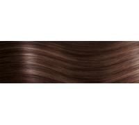 10 Keratin Flat Tip Extensions - professional Quality - 16" straight - B4/17 balayage dark chestnut & medium brown