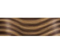 10 Keratin Flat Tip Extensions - professional Quality - 16" straight - M8/26 mixed hazelnut brown & golden honey blonde