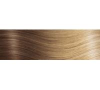 10 Keratin Flat Tip Extensions - professional Quality - 16" straight - T18/24 ombre dark natural blonde ash & light ash blonde