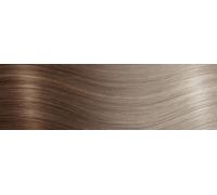 10 Keratin Flat Tip Extensions - professional Quality - 16" straight - T18/60 ombre natural dark ash blonde & ash blonde