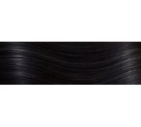 10 Keratin Flat Tip Extensions - professional Quality - 20" CURLY - 1B black