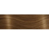 10 Keratin Flat Tip Extensions - professional Quality - 20" CURLY - 30 natural dark blonde