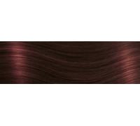 10 Keratin Flat Tip Extensions - professional Quality - 23" CURLY - 32 intense mahogany