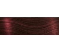 10 Keratin Flat Tip Extensions - professional Quality - 23" CURLY - 35 deep red