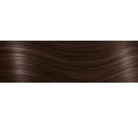 10 Keratin Flat Tip Extensions - professional Quality - 23" CURLY - 8 hazelnut brown