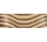 10 Keratin Flat Tip Extensions - professional Quality - 23" CURLY - M14/1001 mixed intense natural dark ash blonde & platinum blonde