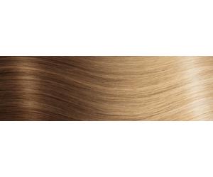 10 Keratin Flat Tip Extensions - professional Quality - 23" ombre - T10/DB2 ombre light ash brown & light golden blonde