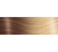 10 Keratin Flat Tip Extensions - professional Quality - 23" ombre - T17/20 ombre medium brown & ultra light blonde