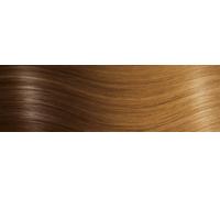 10 Keratin Flat Tip Extensions - professional Quality - 23" ombre - T8/26 ombre hazelnut brown & golden honey blonde