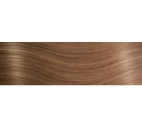 10 Keratin Flat Tip Extensions - Professional Quality - 23" rooted - R12/26 rooted light golden brown & golden honey blonde