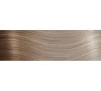 10 Keratin Flat Tip Extensions - Professional Quality - 23" rooted - R18/60 rooted dark natural ash blonde & ash blonde