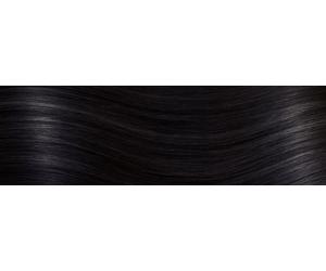 10 Keratin Flat Tip Extensions - professional Quality - 23" straight - 1B black