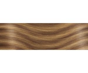 10 Keratin Flat Tip Extensions - professional Quality - 23" straight - M12/26 mixed light golden brown & golden honey blonde