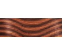 10 Keratin Flat Tip Extensions - professional Quality - 23" straight - M33/21 mixed light chestnut mahogany & blonde orange