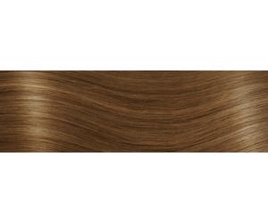 10 Keratin Flat Tip Extensions - professional Quality - 23" WAVY - 12 light golden brown
