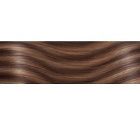 10 Keratin Flat Tip Extensions - professional Quality - 23" WAVY - M6/27 mixed chocolate brown & caramel blonde