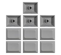 10 Key Key Caps 1.25U Unengraved Blank Key Cover Unique Letters Key Buttons for Mechanical Keyboard