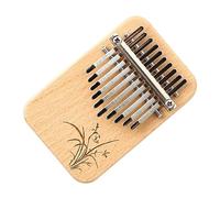 10 Key Mini Kalimba Portable Mini Hand Piano Wood Exquisite Keyboard Percussion Instrument Kalimba Thumb Piano (Color : 03)