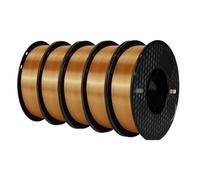 10 kg Tri-Color Silk 3D Printer Filament 3 Color for 3D Printing Plastic Materials 1.75mm for 3D Printer 22 lb Mix Color(Gold Green Rose-red)
